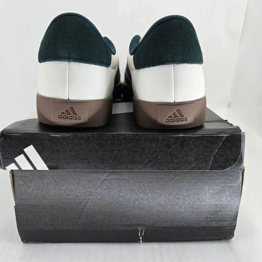 Adidas VL Court 3.0 Mens Sneakers White Teal Gum JR8635 Size 9.5 New in Box - Picture 4 of 16